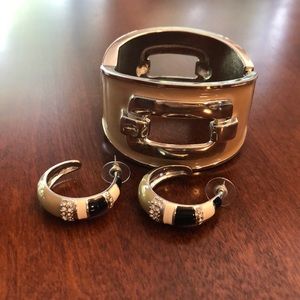 Lia Sophia bracelet and earring set